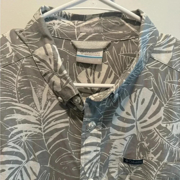 Columbia Men's Rapid Rivers Printed Short Sleeve Shirt - Picture 6 of 7